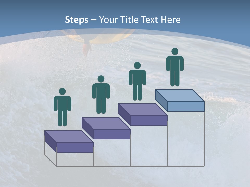 A Surfer Gets Air Above The Waves On The Coast Of California PowerPoint Template