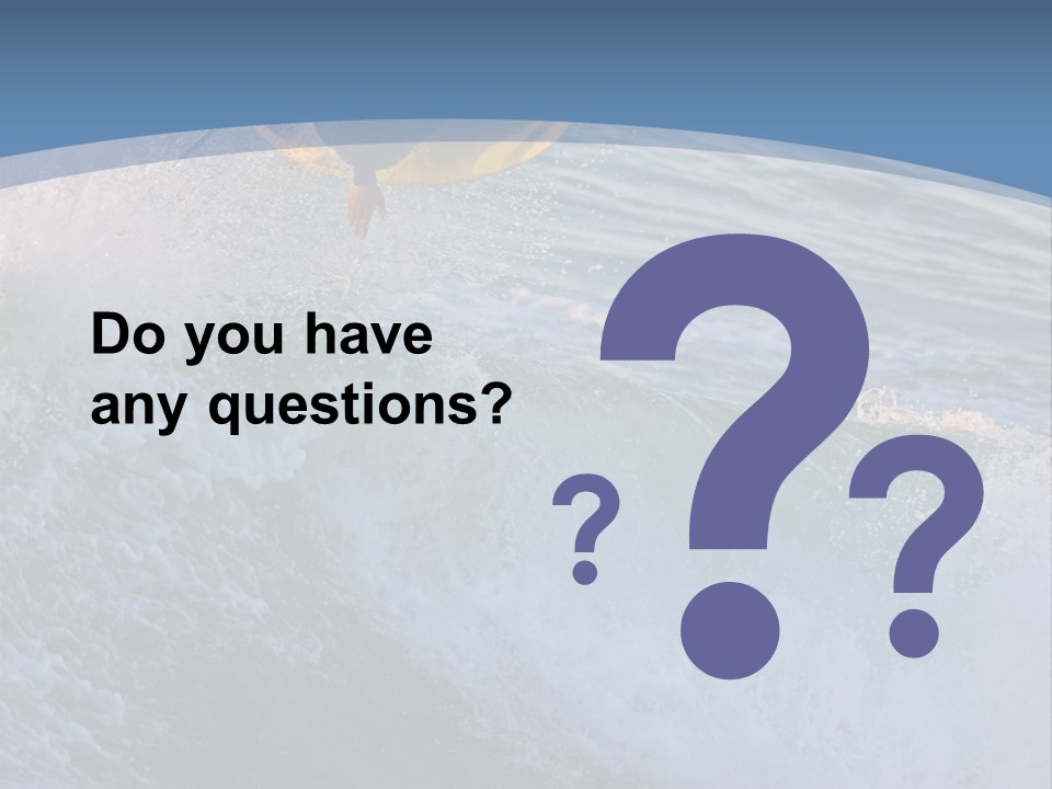 A Surfer Gets Air Above The Waves On The Coast Of California PowerPoint Template