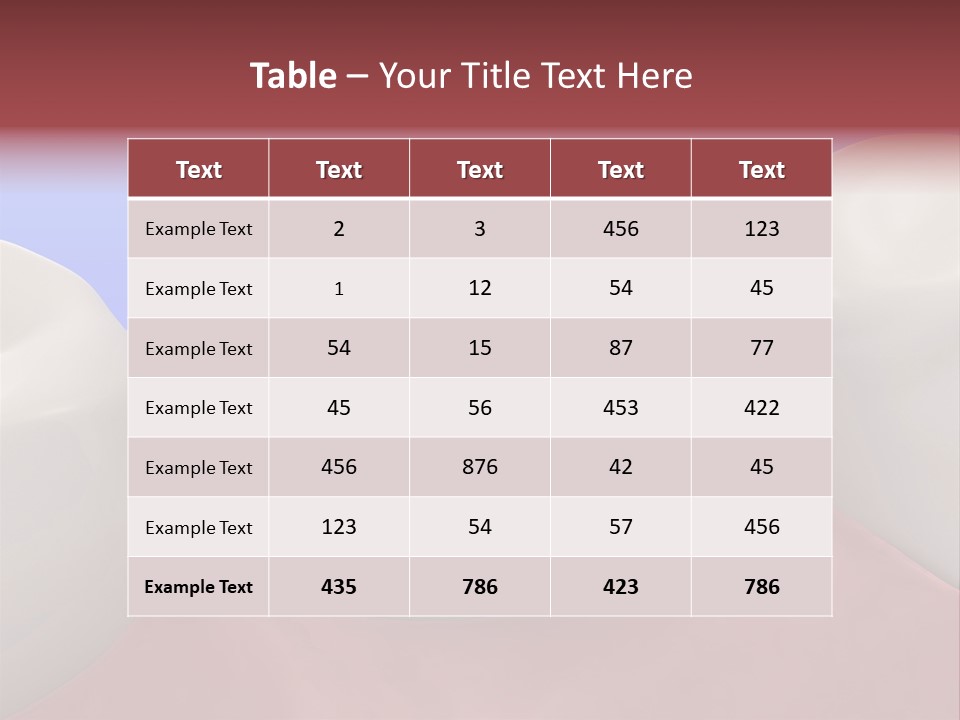 A Group Of Teeth On A Blue Background PowerPoint Template