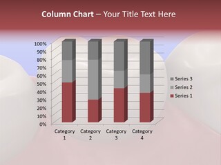 A Group Of Teeth On A Blue Background PowerPoint Template