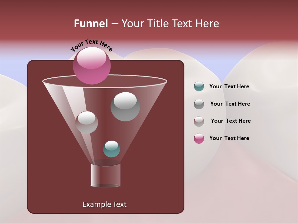 A Group Of Teeth On A Blue Background PowerPoint Template