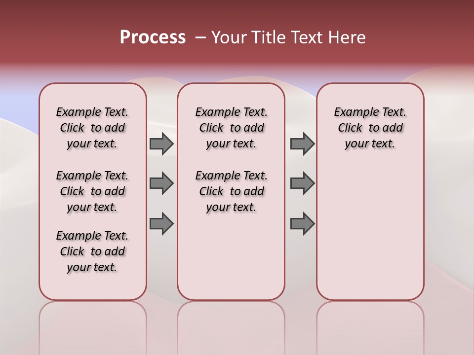 A Group Of Teeth On A Blue Background PowerPoint Template