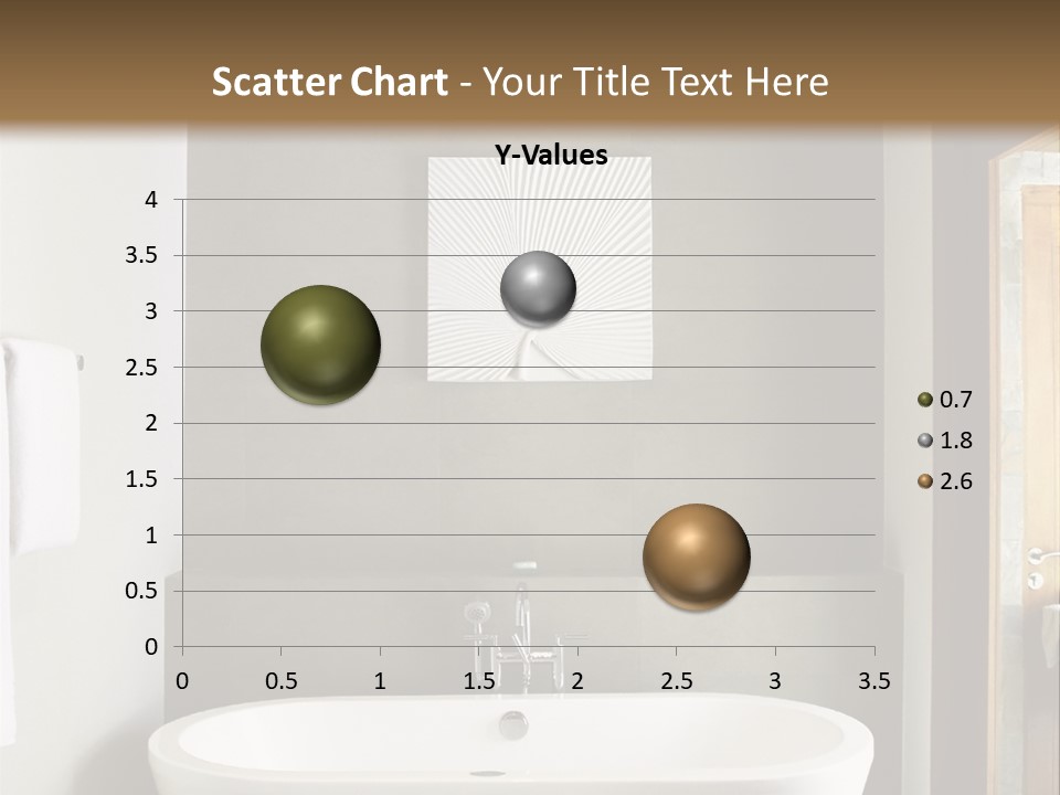 White Bathtub PowerPoint Template