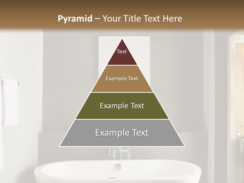 White Bathtub PowerPoint Template