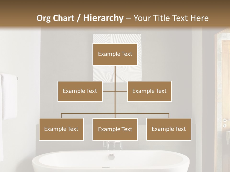 White Bathtub PowerPoint Template