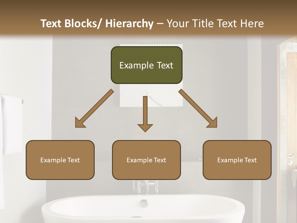 White Bathtub PowerPoint Template
