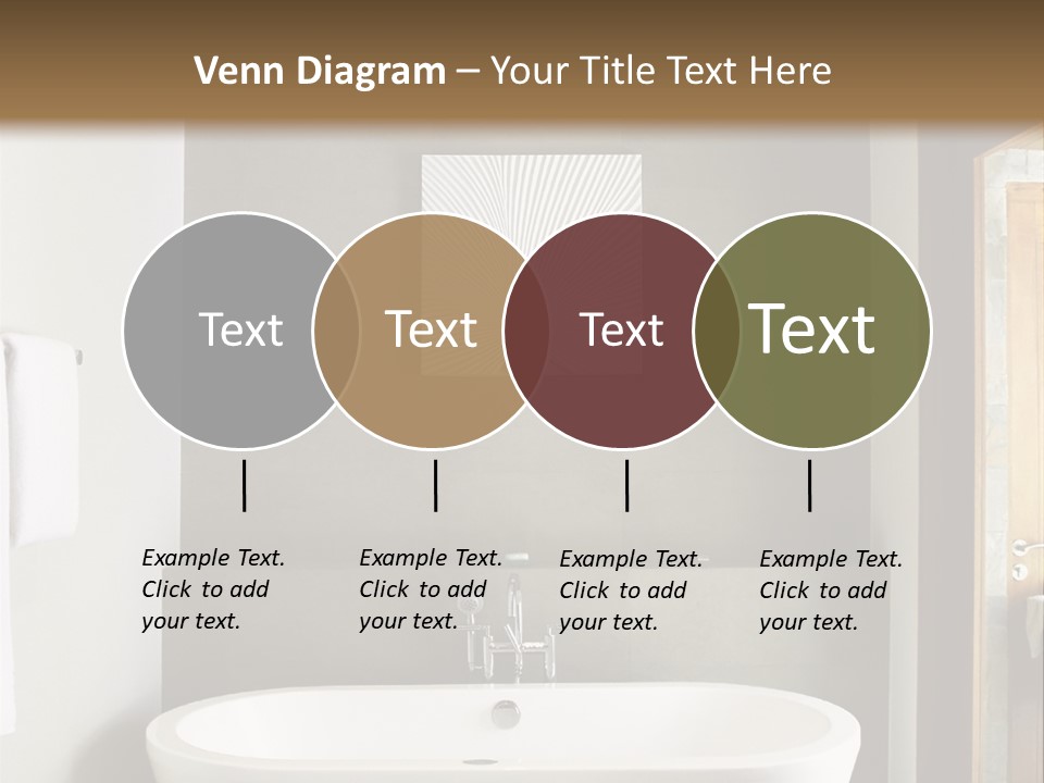 White Bathtub PowerPoint Template