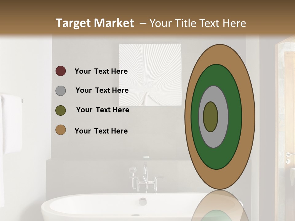 White Bathtub PowerPoint Template