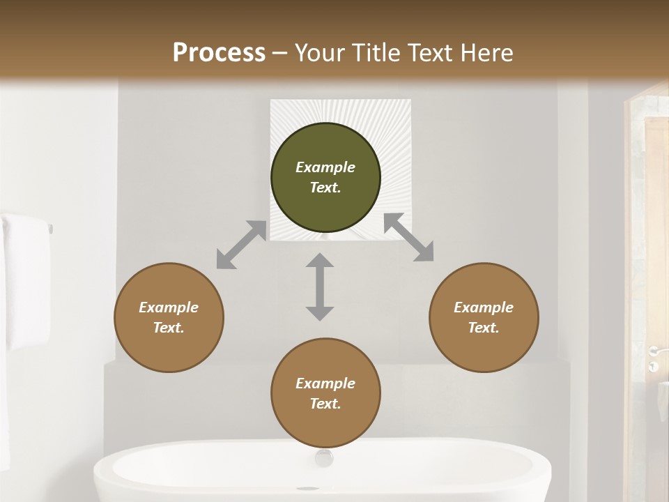 White Bathtub PowerPoint Template