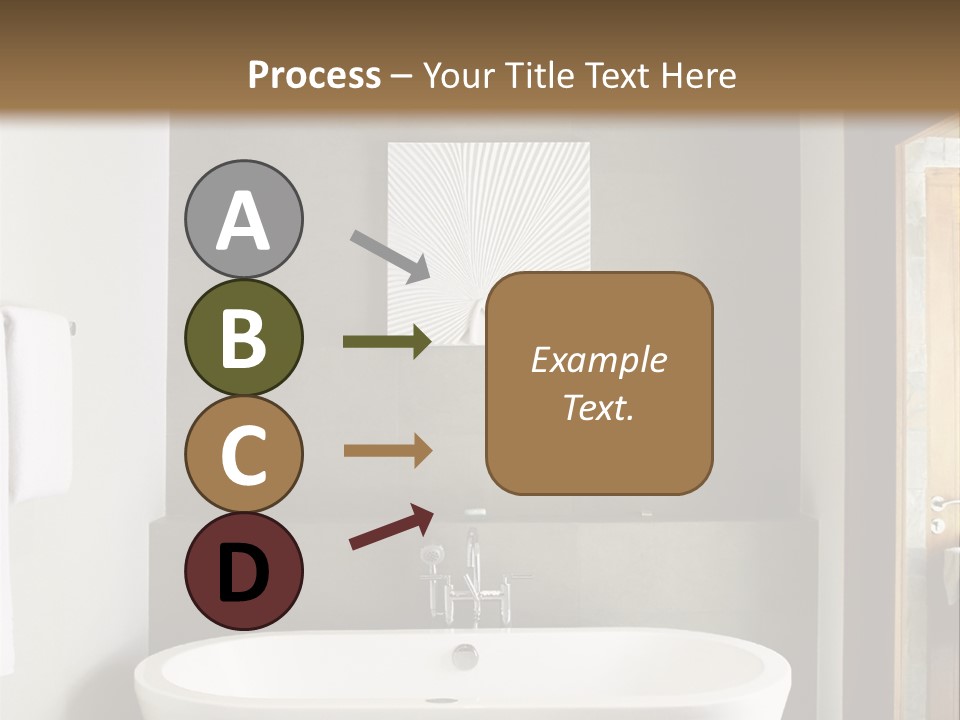 White Bathtub PowerPoint Template