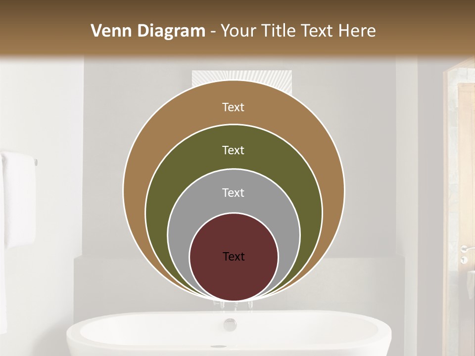 White Bathtub PowerPoint Template