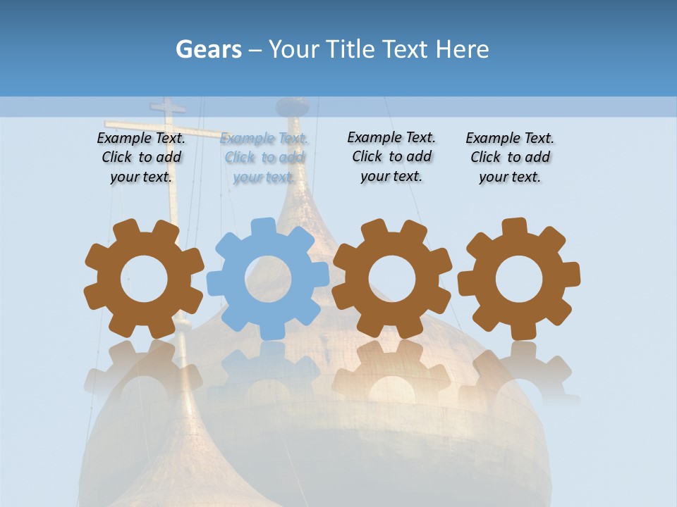 Clothes Hangers With Shirts In A Store Ready To Sell. Fashion Shopping Store Concept PowerPoint Template