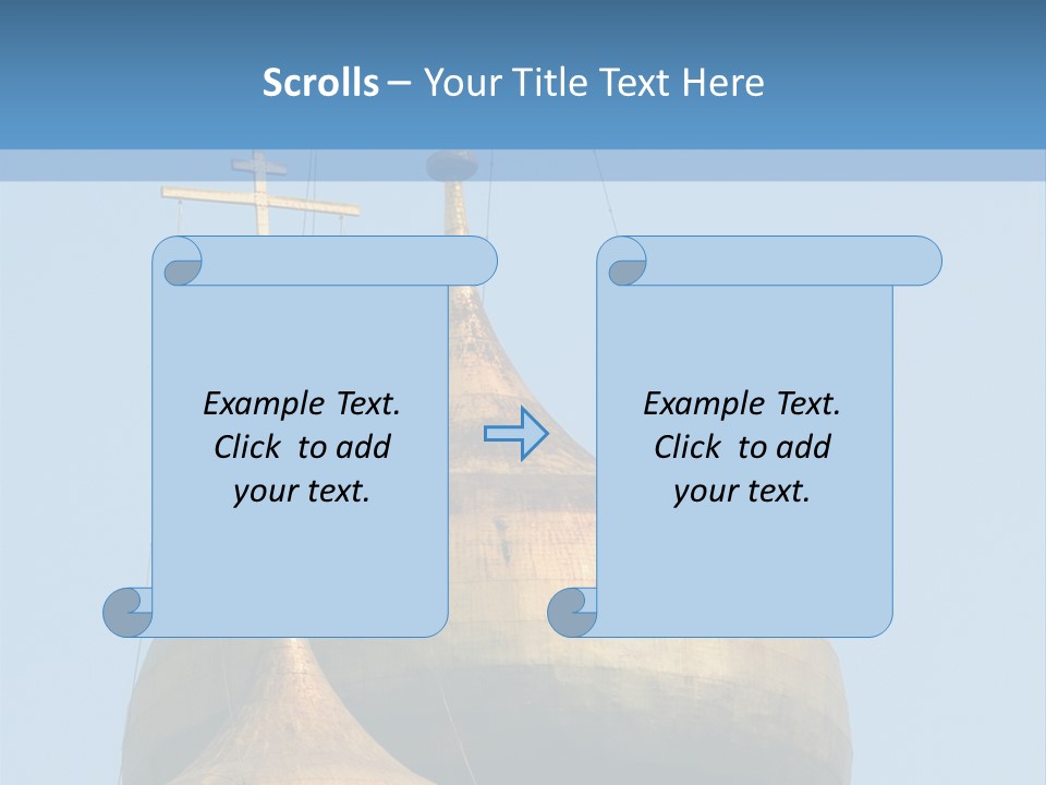 Clothes Hangers With Shirts In A Store Ready To Sell. Fashion Shopping Store Concept PowerPoint Template