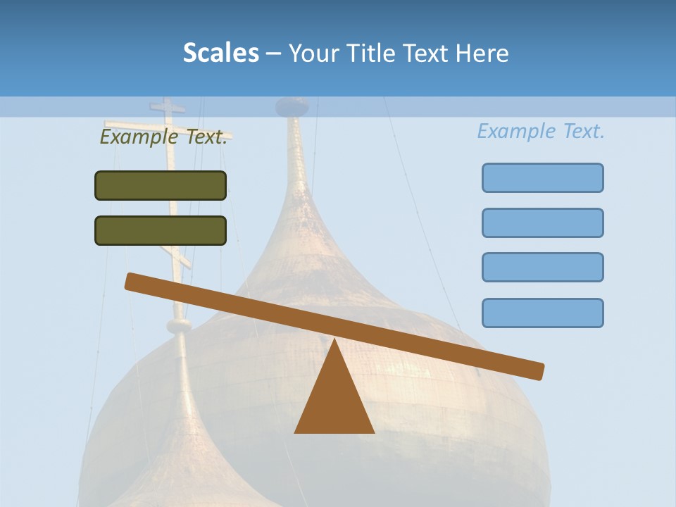 Clothes Hangers With Shirts In A Store Ready To Sell. Fashion Shopping Store Concept PowerPoint Template