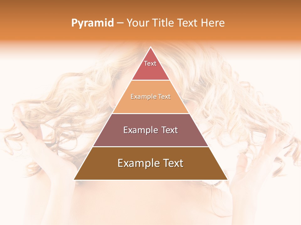 Studio Portrait Of Young Y Woman With Beautiful Hairstyle, Isolated On White Background PowerPoint Template