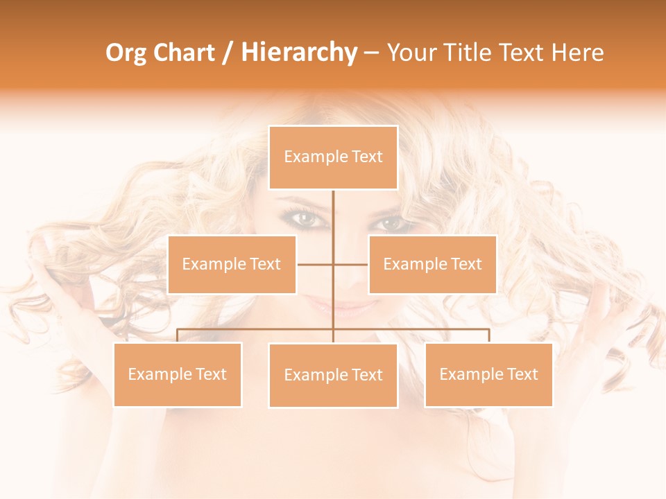 Studio Portrait Of Young Y Woman With Beautiful Hairstyle, Isolated On White Background PowerPoint Template