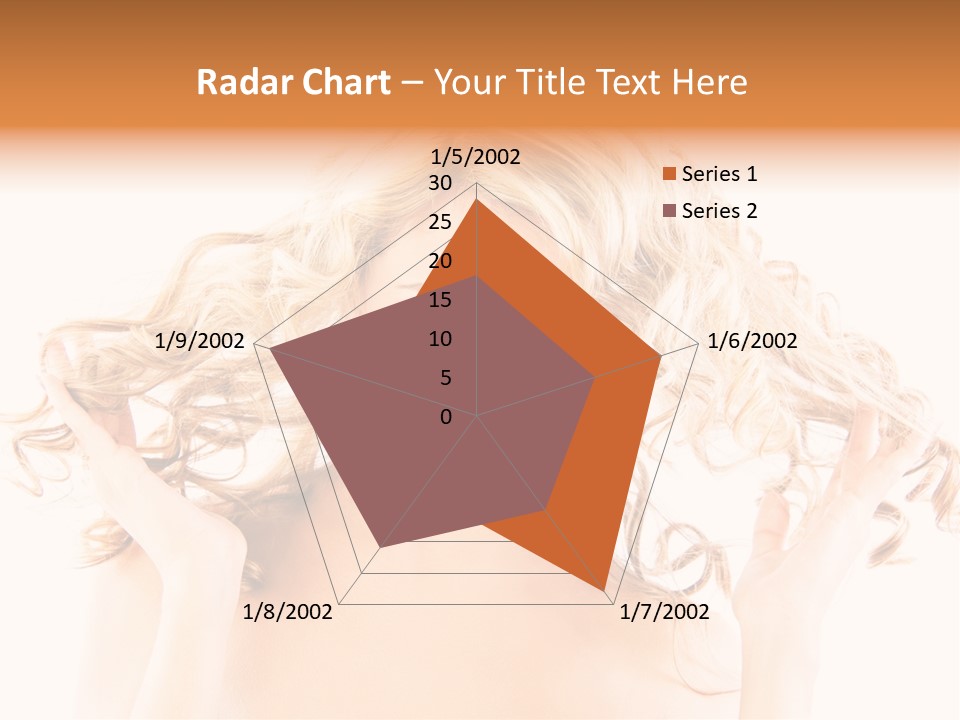 Studio Portrait Of Young Y Woman With Beautiful Hairstyle, Isolated On White Background PowerPoint Template