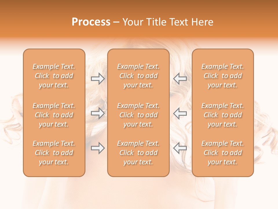 Studio Portrait Of Young Y Woman With Beautiful Hairstyle, Isolated On White Background PowerPoint Template