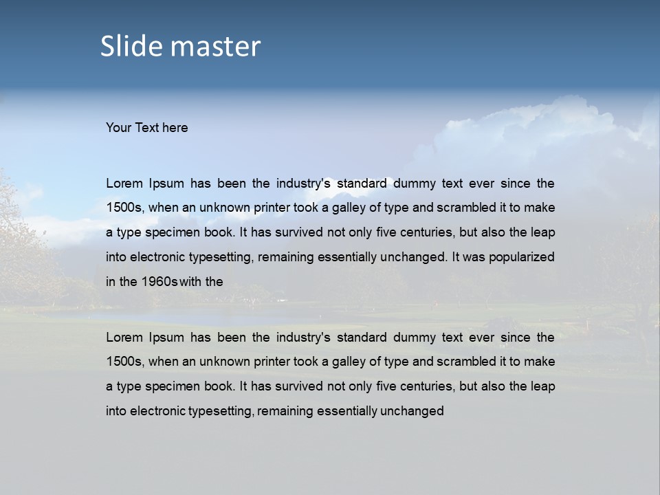 Princeville Golf Course On Kauai Hawaii. More With Keyword Series001E. PowerPoint Template