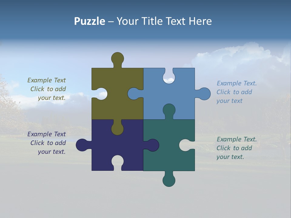 Princeville Golf Course On Kauai Hawaii. More With Keyword Series001E. PowerPoint Template