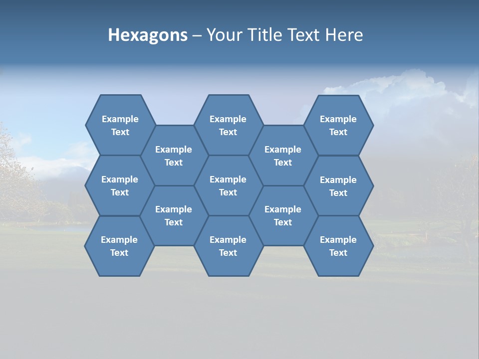 Princeville Golf Course On Kauai Hawaii. More With Keyword Series001E. PowerPoint Template