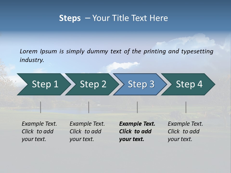 Princeville Golf Course On Kauai Hawaii. More With Keyword Series001E. PowerPoint Template