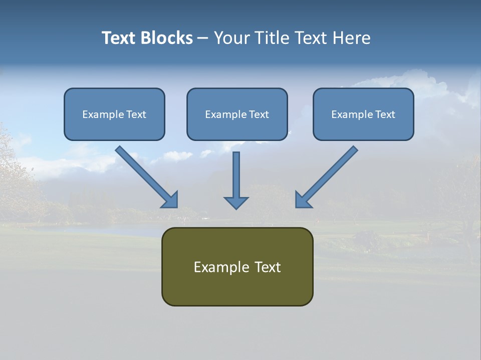 Princeville Golf Course On Kauai Hawaii. More With Keyword Series001E. PowerPoint Template