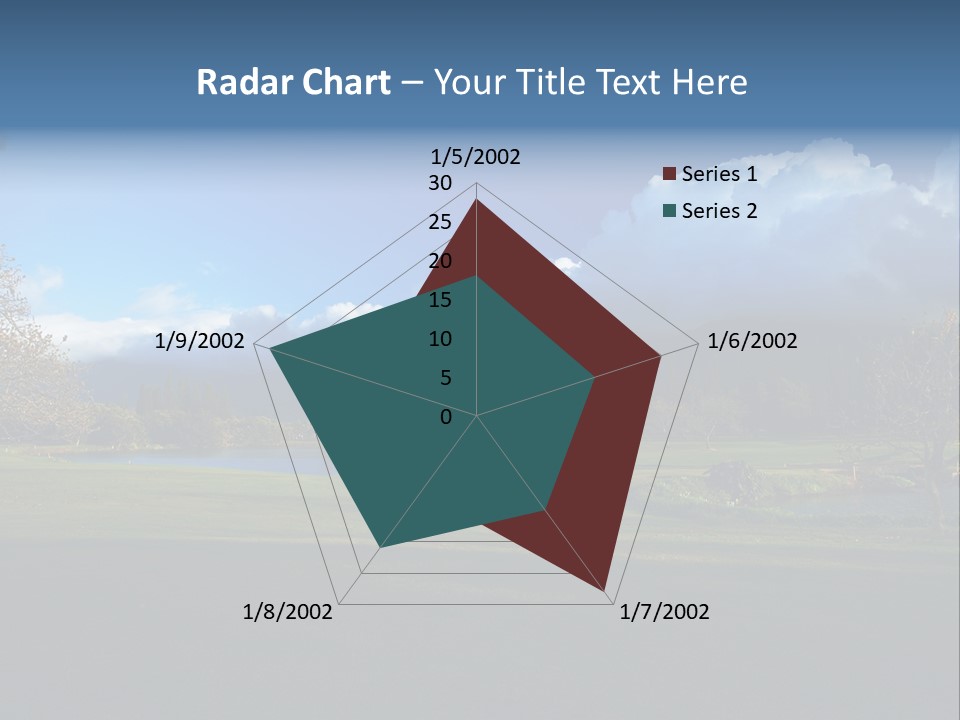 Princeville Golf Course On Kauai Hawaii. More With Keyword Series001E. PowerPoint Template