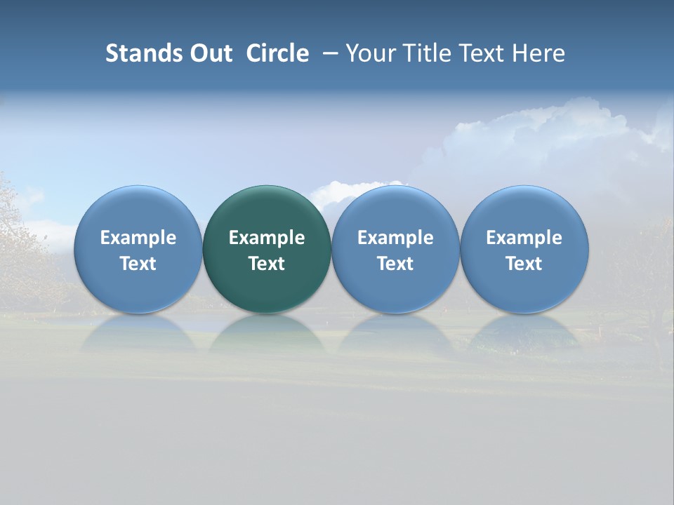 Princeville Golf Course On Kauai Hawaii. More With Keyword Series001E. PowerPoint Template