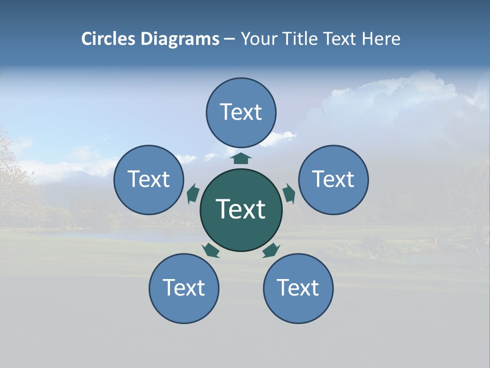 Princeville Golf Course On Kauai Hawaii. More With Keyword Series001E. PowerPoint Template