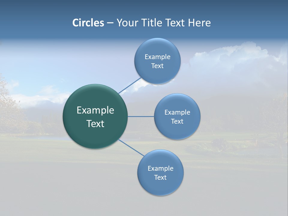 Princeville Golf Course On Kauai Hawaii. More With Keyword Series001E. PowerPoint Template