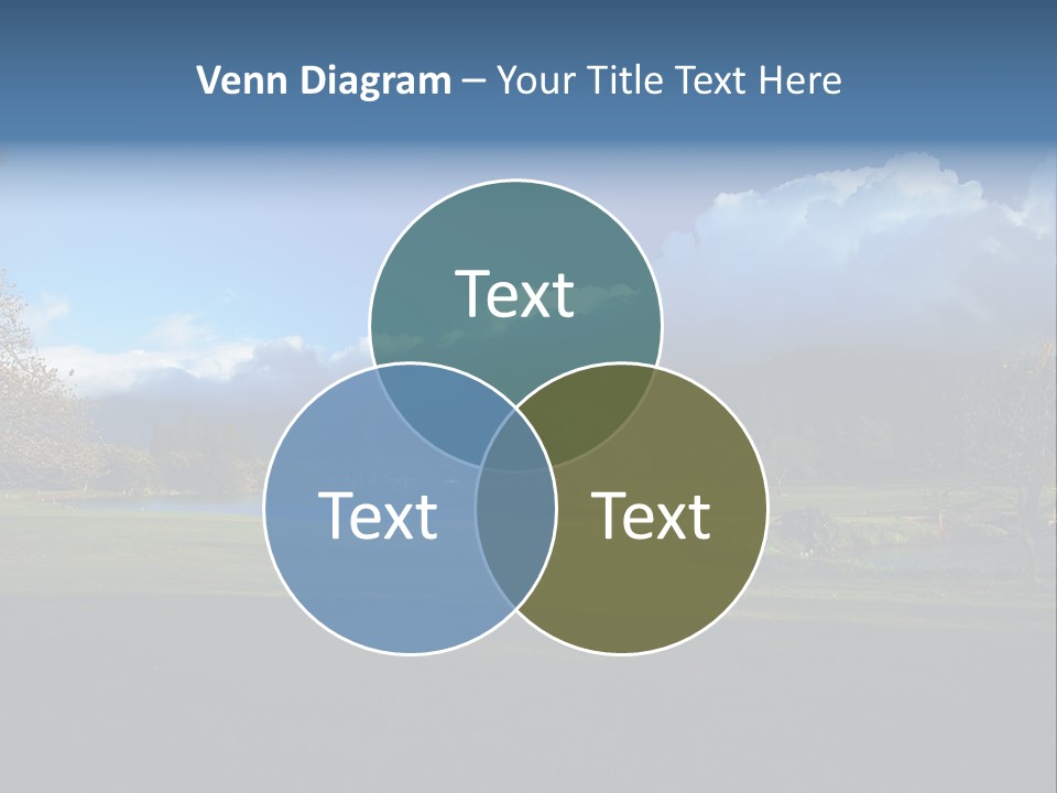 Princeville Golf Course On Kauai Hawaii. More With Keyword Series001E. PowerPoint Template