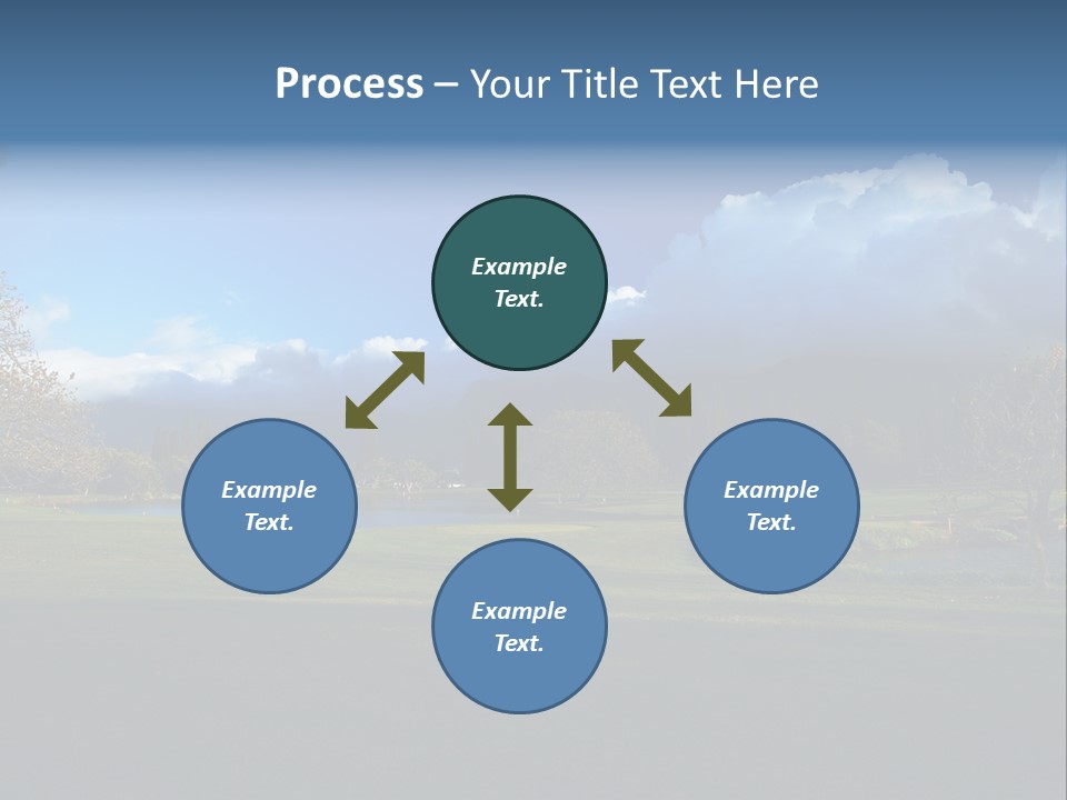Princeville Golf Course On Kauai Hawaii. More With Keyword Series001E. PowerPoint Template