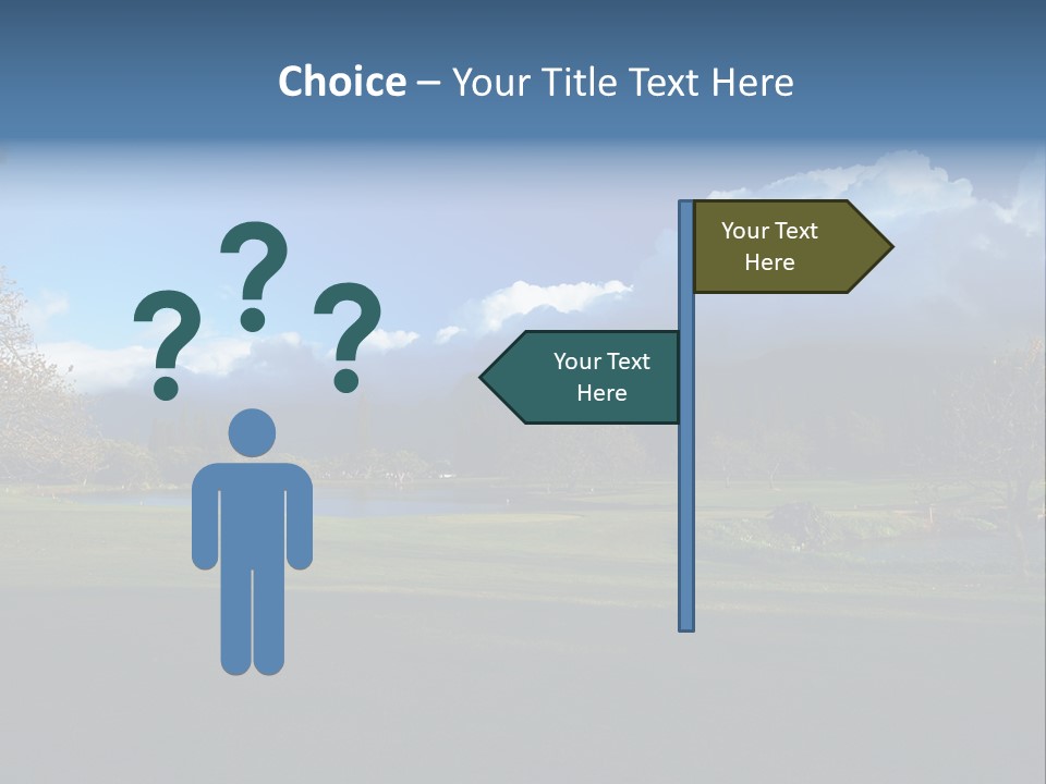 Princeville Golf Course On Kauai Hawaii. More With Keyword Series001E. PowerPoint Template