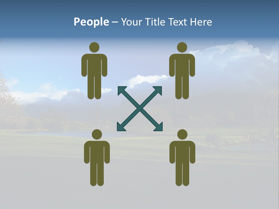 Princeville Golf Course On Kauai Hawaii. More With Keyword Series001E. PowerPoint Template