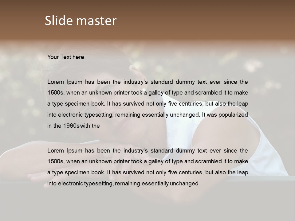 Luxury Kitchen Corner With Island Stove PowerPoint Template