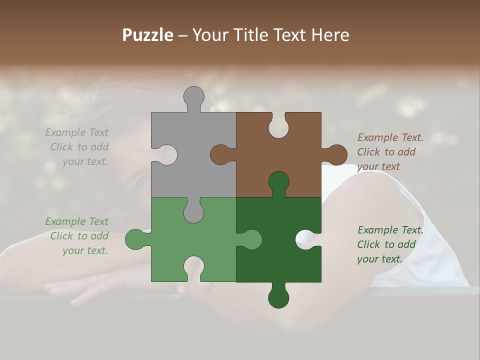 Luxury Kitchen Corner With Island Stove PowerPoint Template