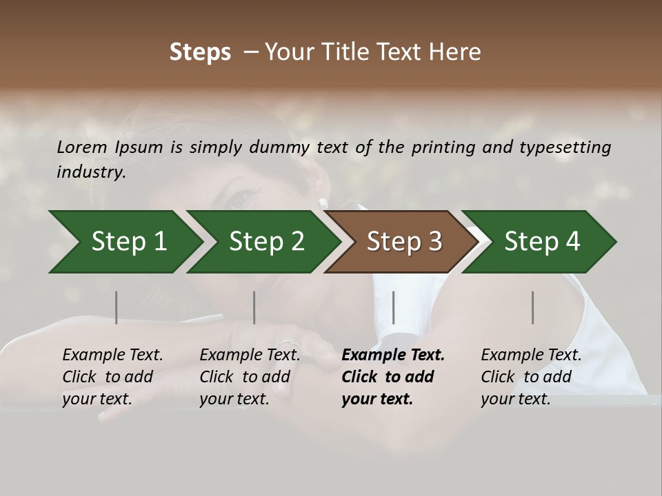 Luxury Kitchen Corner With Island Stove PowerPoint Template