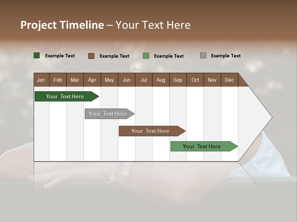 Luxury Kitchen Corner With Island Stove PowerPoint Template