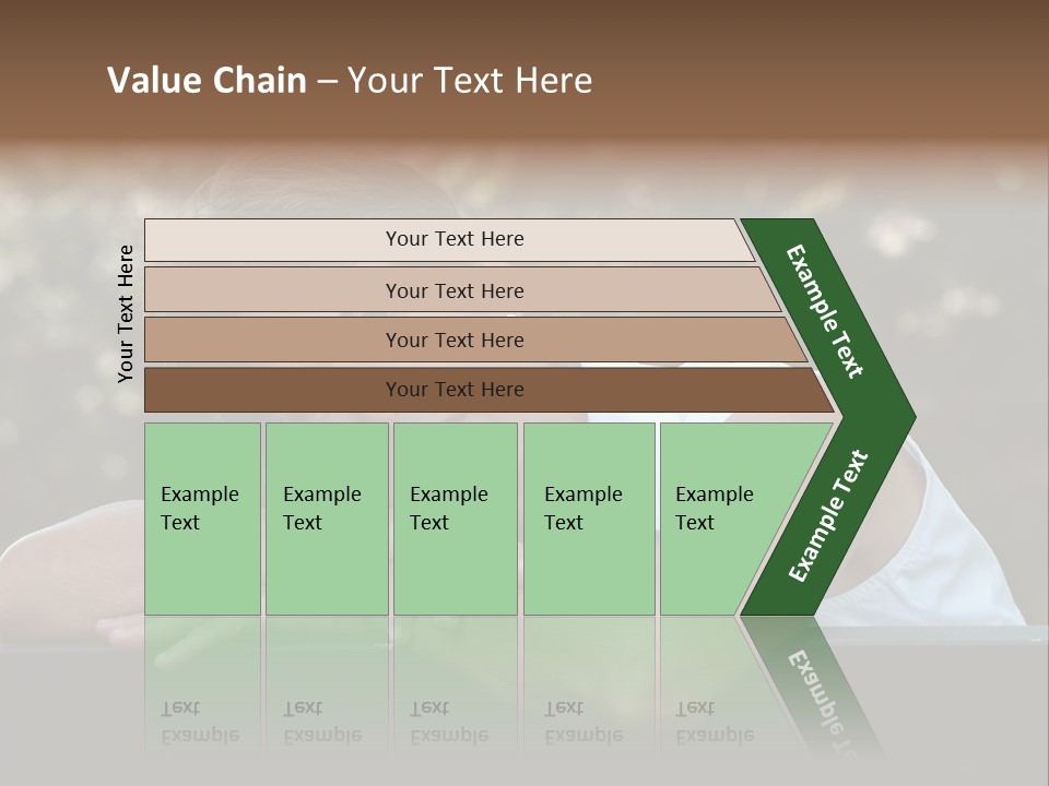 Luxury Kitchen Corner With Island Stove PowerPoint Template