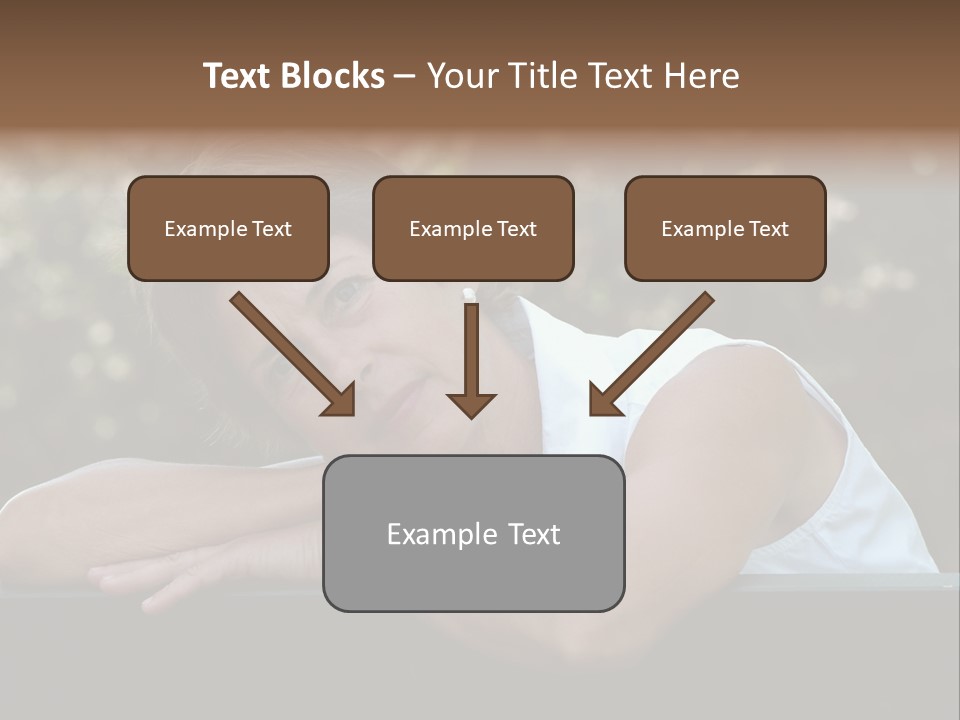 Luxury Kitchen Corner With Island Stove PowerPoint Template