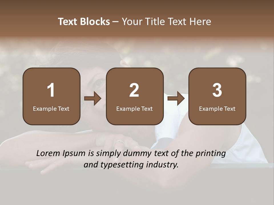 Luxury Kitchen Corner With Island Stove PowerPoint Template