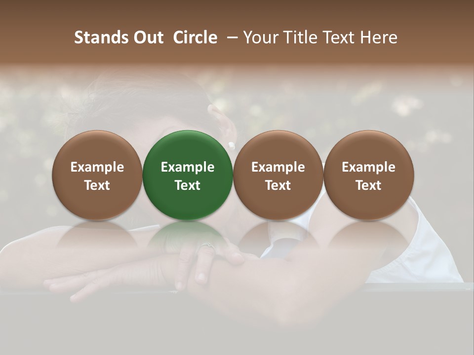 Luxury Kitchen Corner With Island Stove PowerPoint Template