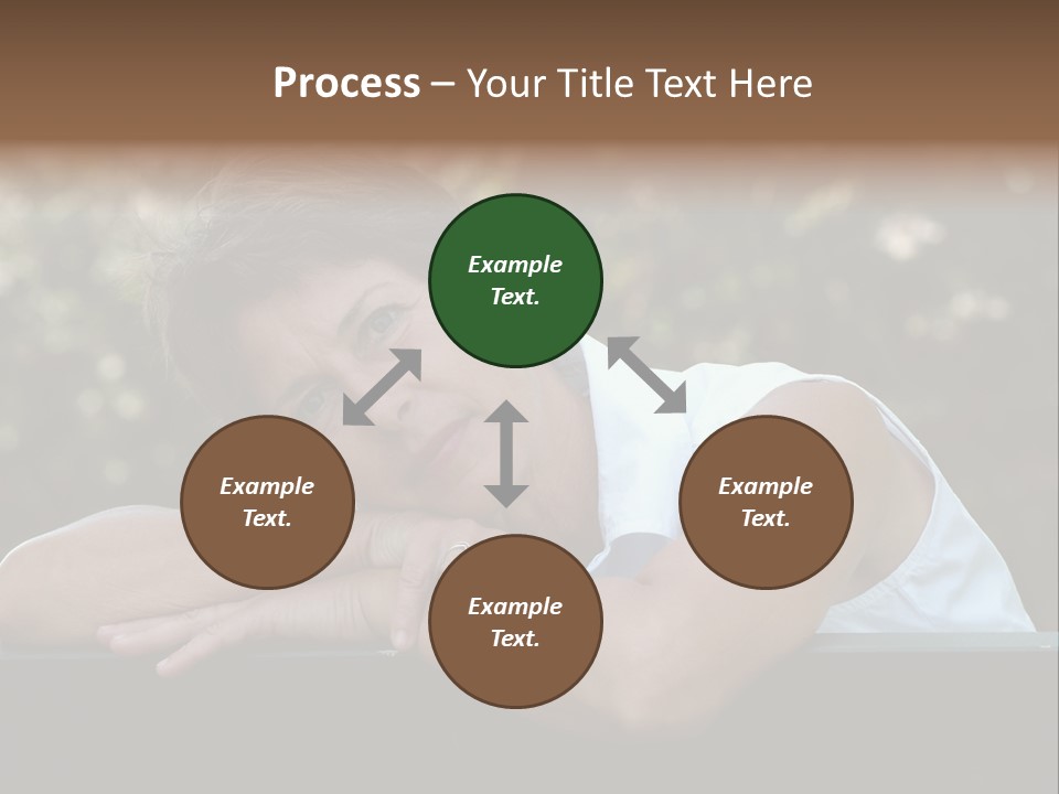 Luxury Kitchen Corner With Island Stove PowerPoint Template