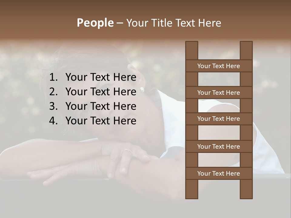 Luxury Kitchen Corner With Island Stove PowerPoint Template