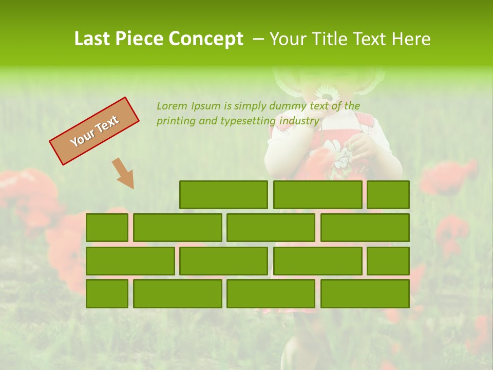 Garnished Dish With Pork Cheese Tomato And Lettuce PowerPoint Template