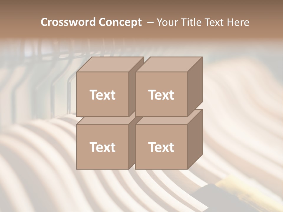 Clothes Hangers With Shirts In A Store Ready To Sell. Fashion Shopping Store Concept PowerPoint Template