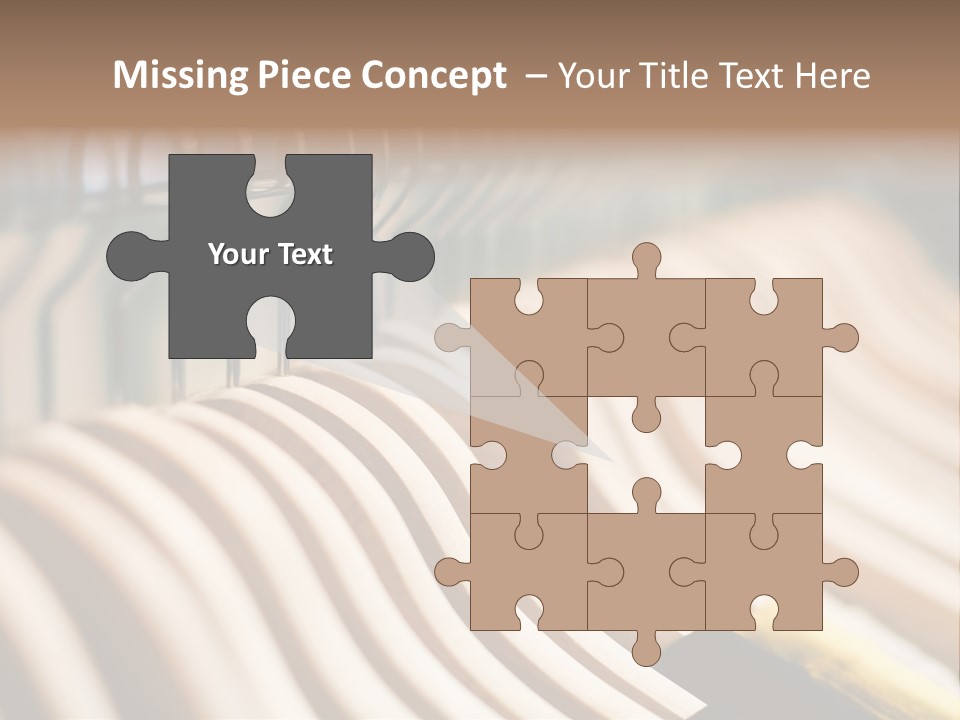 Clothes Hangers With Shirts In A Store Ready To Sell. Fashion Shopping Store Concept PowerPoint Template