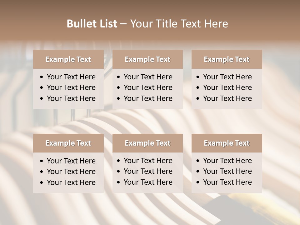 Clothes Hangers With Shirts In A Store Ready To Sell. Fashion Shopping Store Concept PowerPoint Template