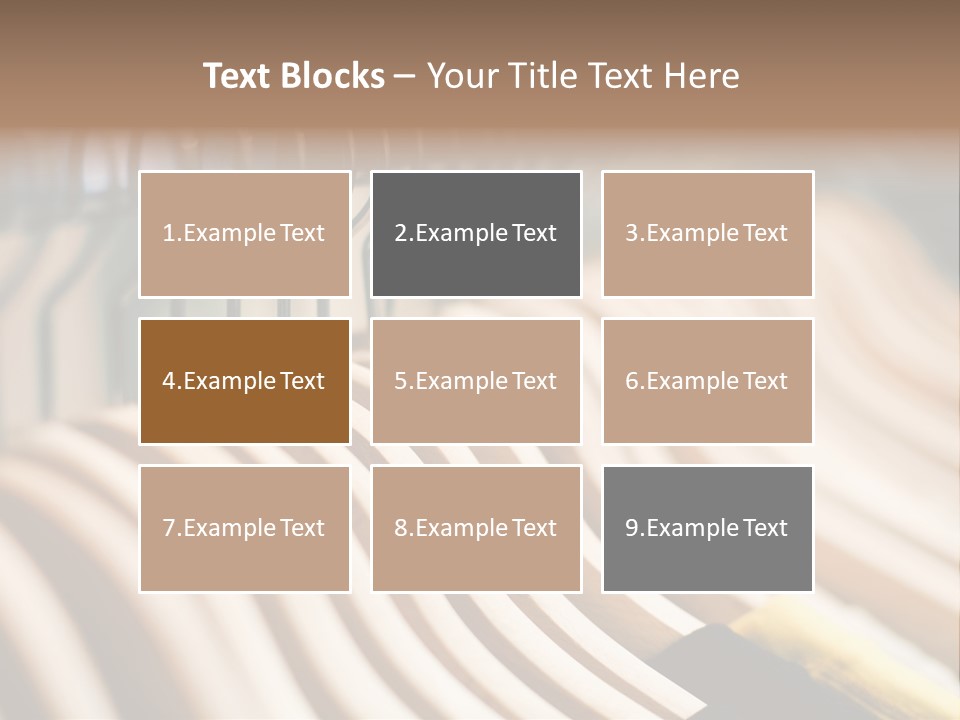 Clothes Hangers With Shirts In A Store Ready To Sell. Fashion Shopping Store Concept PowerPoint Template